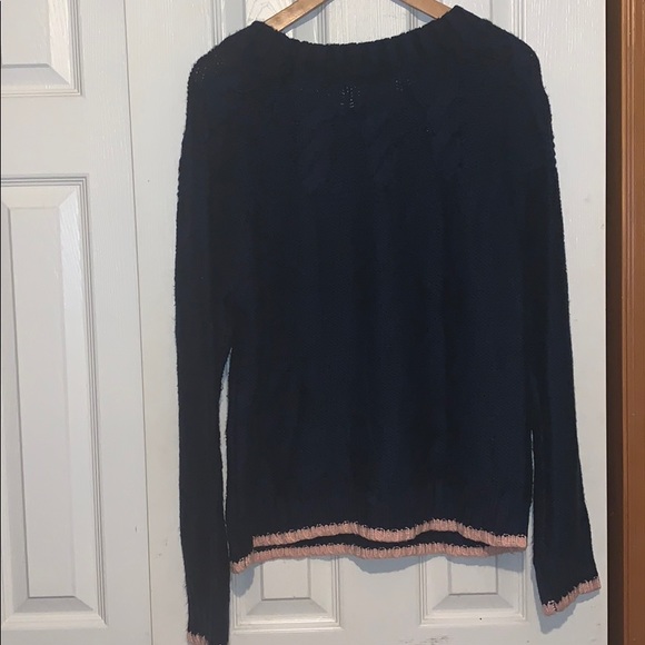 Aerie blue and pink sweater - Picture 4 of 5